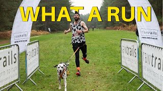 Sub 18 Minute 5k attempt with a DALMATIAN [upl. by Arlette471]