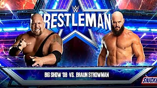 Braun Strowman Vs Big Show  WWE  WWE2K23  Game Play  MjB [upl. by Yokum53]