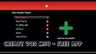 HOW TO CREATE CUSTOM M3U  UTILITY TUTORIAL EASY M3U CREATOR TOOL USING DOS APP [upl. by Alhsa]