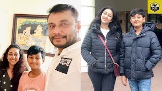 Darshan Family Recent Photos  Vijayalakshmi  Vineesh Darshan  Challenging Star Darshan Wife Son [upl. by Ttebroc530]