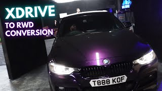 Converting an BMW XDRIVE to RWD [upl. by Sreip]