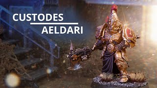 Custodes vs Aeldari  NEW Balance Dataslate  A 10th Edition Warhammer 40k Battle Report [upl. by Ermentrude728]