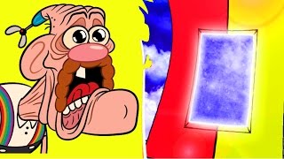 MİNECRAFTTA UNCLE GRANDPA DÜNYASI PORTALI [upl. by Morganica]