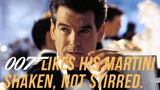 Every PIERCE BROSNAN quotShaken Not Stirredquot JAMES BOND [upl. by Mila265]