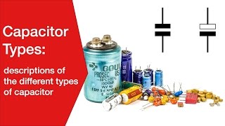 Capacitor Types Explained electrolytic ceramic tantalum plastic film [upl. by Natehc]