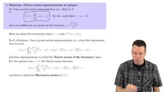 Math152 Section 510  Taylor and Maclaurin Series 1 of 6 [upl. by Vona]