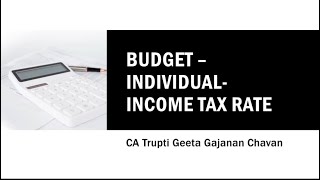 Budget 2024 Individual Income SlabBracket Tax Rate budget2024 incometax learning taxbracket [upl. by Queri]