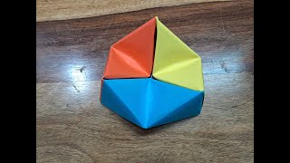 How to make a Paper Flextangle Flexagon l No glue no scissor only folding l DIY Origami Flextangle [upl. by Hcire]