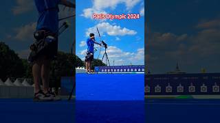 🎯 France 🇫🇷 archer practice for Paris Olympic 2024 sport archeryworldcup archery video 1k [upl. by Samara]