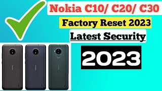 Nokia C10 C20 C30 Hard Reset New Update Nokia HMD Factory Reset In FastBoot Mode World First 2023 [upl. by Rogerson]