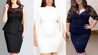 Elegant plus size bodycon dresses for evening wear [upl. by Llekram629]