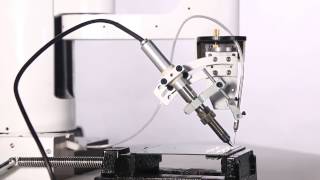 Soldering w Dobot M1 Professional Robotic Arm Dobotarm [upl. by Enelear]