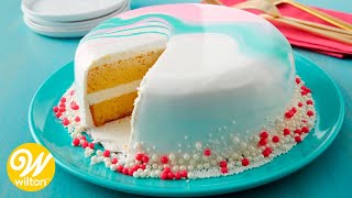 How to Make a Mirror Glaze Cake  Wilton [upl. by Nordek]