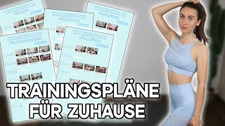 5 KOSTENLOSE HOMEWORKOUT PLÄNE  Trainingspläne mit Videos für deinen Traumkörper [upl. by Lussier486]