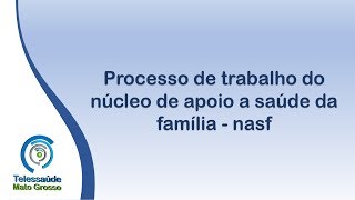 Processo de trabalho do núcleo de apoio a saúde da família  nasf [upl. by Tamera985]