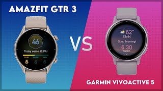 Amazfit GTR 3 vs Garmin Vivoactive 5 Comparison [upl. by Priest]