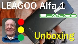 Leagoo Alfa 1 3G Phablet  Unboxing [upl. by Jaret]