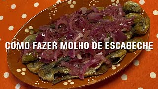 Como fazer molho de escabeche [upl. by Fenny]