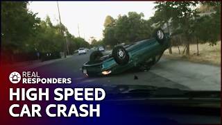 High Speed Police Chase Ends In Crashes And Drug Busts  Cops  Real Responders [upl. by Llorre]