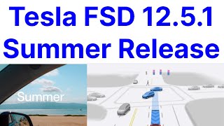 Tesla FSD 1251 Summer Release Features List 2024 MCU1 vehicles [upl. by Brag]