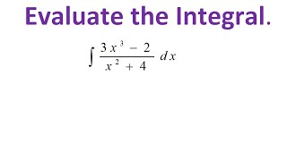 Integral of 3x3  2x2  4 [upl. by Krebs599]