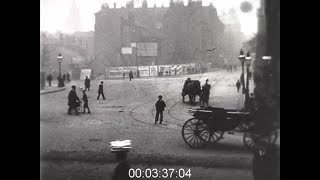 Collection of London Street Films from the 1890s1900s  Film 1035892 [upl. by Anoblav]