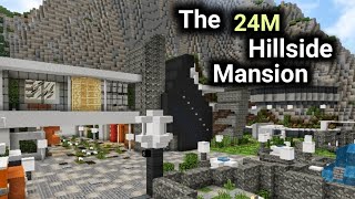 Minecraft  24M Hillside Mansion tour [upl. by Enylekcaj]