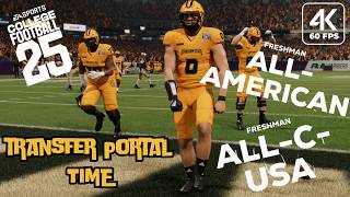 Freshman Year Bowl Game amp Transfer Portal  College Football 25 Road To Glory  Ep 7 [upl. by Giorgia]