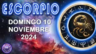 Horóscopo de hoy – ESCORPIO – 10 de noviembre de 2024 [upl. by Nasus391]