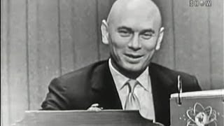 Whats My Line  Yul Brynner Peter Lind Hayes panel Jan 6 1957 [upl. by Amiarom]