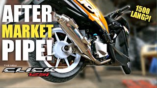 Honda Click 125i  EXHAUST PIPE SOUND CHECK  Liane Vlog [upl. by Mosera]