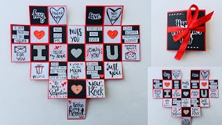 Beautiful Handmade Valentines Day Card IdeaDiy Greeting Cards For Valentine’s Day [upl. by Etnovad]