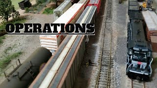 Realistic Model Railroad Operations Switching Cargill Salt Part 1 [upl. by Berkin489]