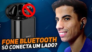 Como CONECTAR OS DOIS LADOS do FONE BLUETOOTH no CELULAR [upl. by Survance]