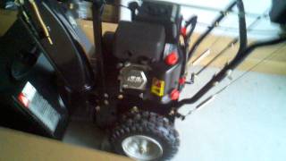 Ariens Snow Blower Sno Tek 24 Inch LCT StormForce 208cc Engine Cold Start and Walk Around [upl. by Vas]