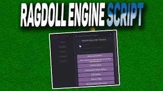 Ragdoll Engine script – Many functions – teleports [upl. by Eille]