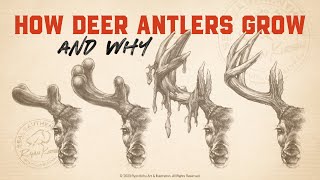 How A Mature Buck Grows Antlers Month To Month [upl. by Martz]