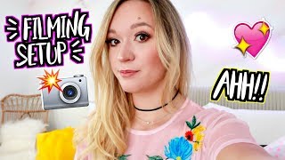 NEW FILMING SETUP AlishaMarieVlogs [upl. by Melise]