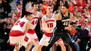 B1G Tournament Flashback Badgers Capture Title in OT  Wisconsin vs MSU  March 15 2015 [upl. by Thorny]