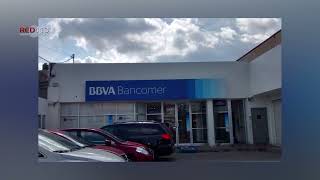 Empistolados le roban dinero a cuentahabiente en sucursal BBVA de Morelia [upl. by Eekcaj97]