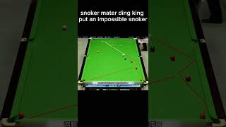 Ding king snoker master put an impossible snoker that cant be forgotted [upl. by Elidad307]