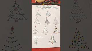 Christmas Trees Part 2 subscribe christmas christmastree tutorial stepbystep diy artshorts [upl. by Attehcnoc836]