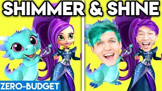 SHIMMER AND SHINE WITH ZERO BUDGET Shimmer and Shine FUNNY PARODY By LANKYBOX [upl. by Iand]