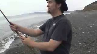 Whidbey Island Salmon fishing from shore [upl. by Reste]