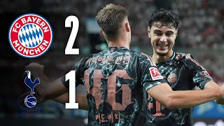 Thrilling battle in Seoul  FC Bayern vsTottenham Hotspur 21  Highlights 🇰🇷 [upl. by Aicnilav]