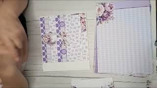 Tutorial gratuito Album Comunion niña en lila pág 2 [upl. by Letrice766]