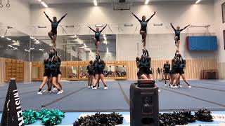 Send off EM 2024  Twisters Cheer Elite  Minior Teal [upl. by Nairadal]