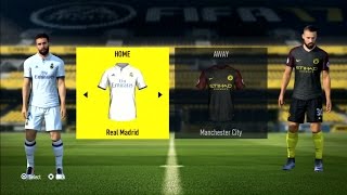 Fifa 17 Real Madrid vs Manchester City 12 Gameplay PS3 HD [upl. by Bean]