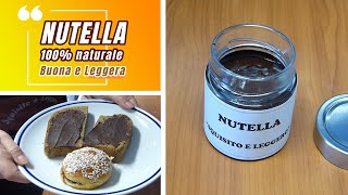 NUTELLA FATTA IN CASA Ricetta FACILE BUONA E LEGGERA con pochi ingredienti [upl. by Roberts]