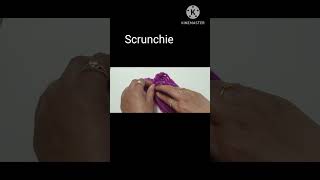 Easy Scrunchie Tutorial in my channel crochet shorts [upl. by Fleur]